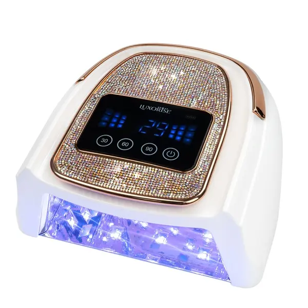 Lampa UV/LED 120W DiamondGlow Elite - LUXORISE, Rose Gold