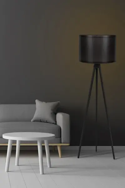 Lampadar 120 Negru
