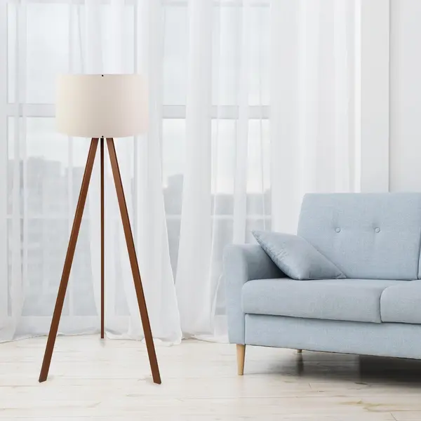 Lampadar Harper, Ecru, 38x25x115 cm