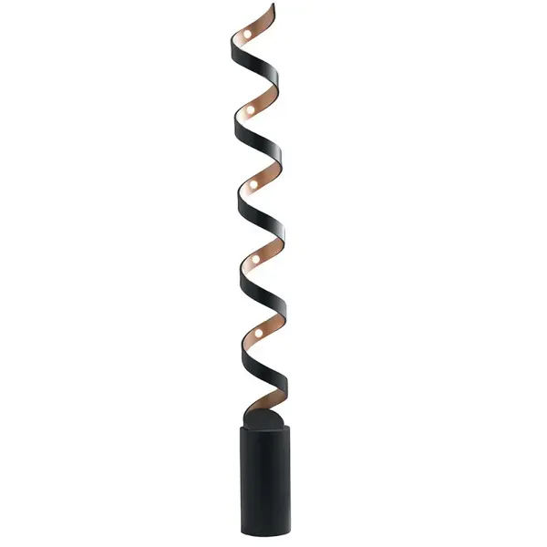 Lampadar HELIX - Negru/Gold