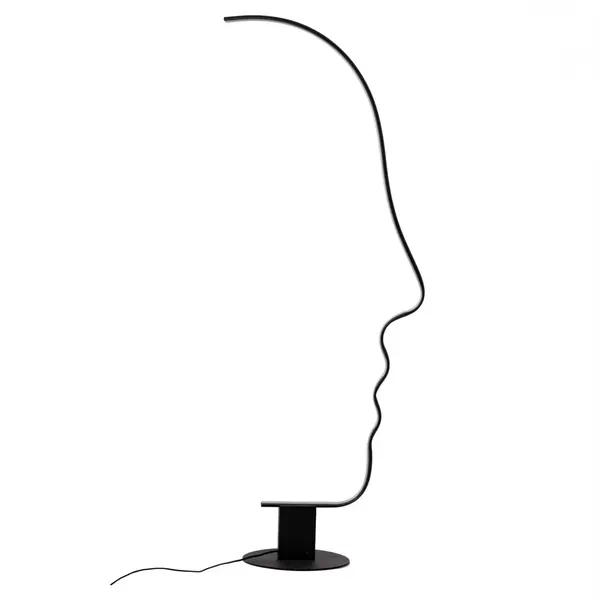 Lampadar HUMAN FACE - Negru