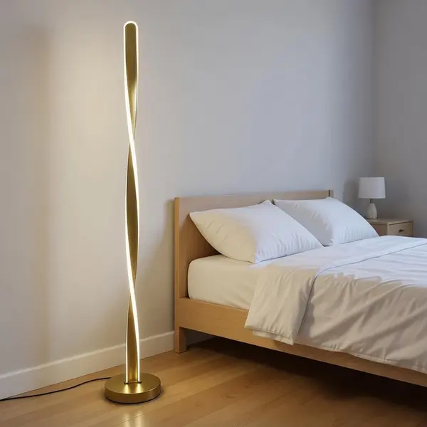 Lampadar LED, Jounko, Pako, Auriu 20x20x130 cm