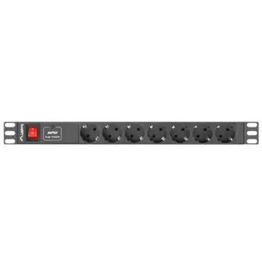 LANBERG Accesoriu UPS Lanberg PDU Rack, 1U, 7x Schuko, 2m