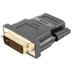 LANBERG Adaptor Lanberg AD-0010-BK, DVI-D Male la HDMI Female, V 1.4, Dual Link, Negru