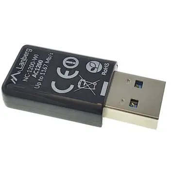 LANBERG Adaptor USB 3.0 Wireless Lanberg NC-1200, 1167 Mbps, dual band, 867 Mb/s la 5 GHz si 300 Mb/s la 2.4 GHz