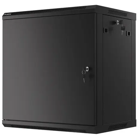 LANBERG Cabinet metalic Lanberg WF01-6412-00B 12U, Wall mount, 450 mm, Metal door, Negru