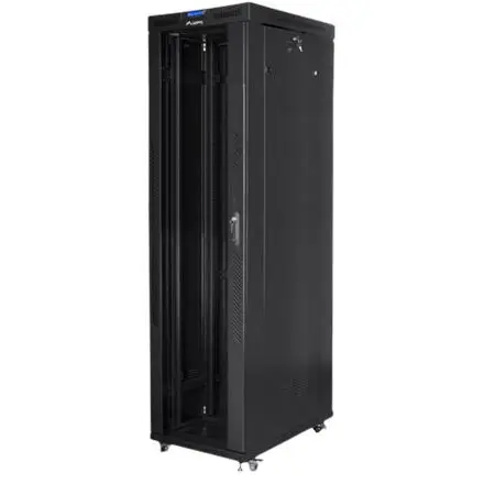 LANBERG Cabinet Rack Lanberg FF01-8047-12BL, Free-standing, 19 inch, 47U, dimensiuni 800x1000 mm, Negru