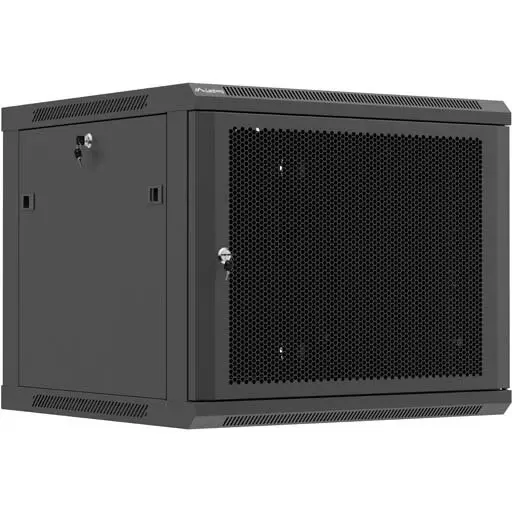 LANBERG Cabinet rack Lanberg WF01-6609-23B, 9U, 19 inch, 600x600mm, Usa perforata, Negru