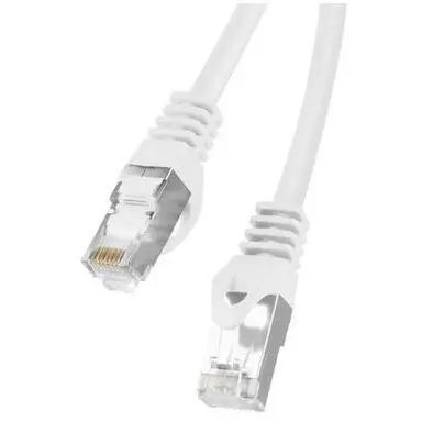 LANBERG Cablu de retea din fibra optica Lanberg PCF6-10CC-0050-W, RJ45 cat.6 FTP 0.5m, Alb