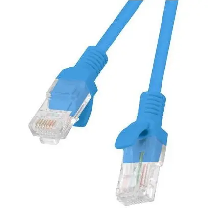LANBERG Cablu patchcord Lanberg RJ45 cat. 5e UTP 2m albastru, 10-Pack