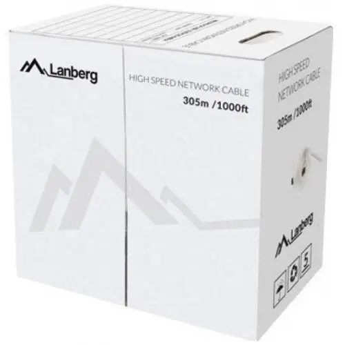 LANBERG Cablu retea Lanberg , Cat.5e, UTP, 305m, rosu