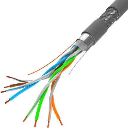 LANBERG Cablu SFTP cat.5e 305m CU LCS5-11CU-0305-S , gri