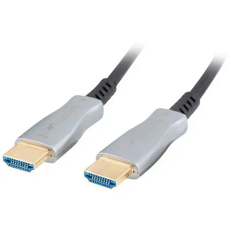 LANBERG Cablu video Lanberg CA-HDMI-20FB-1000-BK, HDMI Male - HDMI Male, v2.0, Optical active, 100 m, Negru