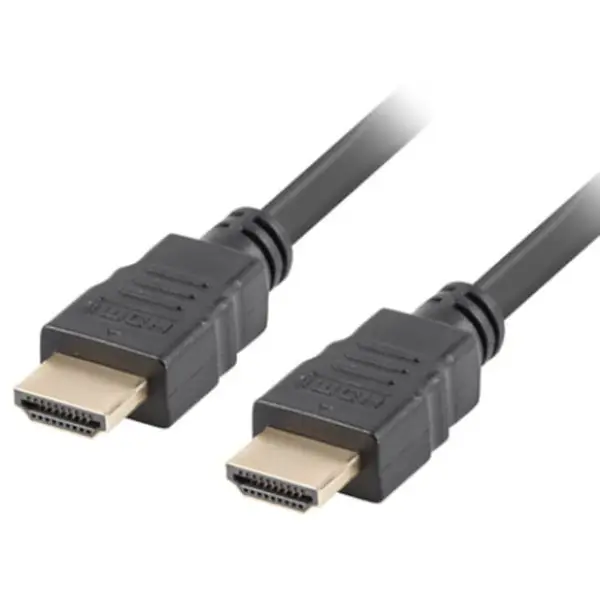 LANBERG Cablu video Lanberg, HDMI (T) la HDMI (T), Rezolutie maxima 4K (3840 x 2160) la 30 Hz, Lungime 1.8m, Negru, CA-HDMI-11CC-0018-BK