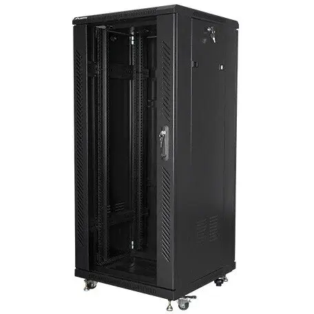LANBERG Dulap de pardoseala din pachet demontabil , Lanberg , 37U ,600x800mm , 19” , negru