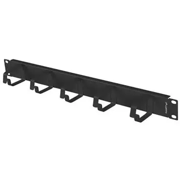LANBERG Lanberg 19 cable management 5 rings - type B 1U, black