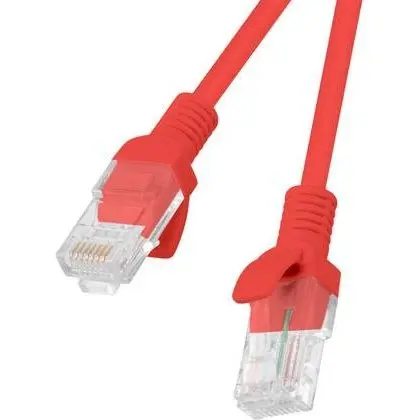 LANBERG Lanberg Patchcord RJ45 cat. 5e UTP 20m red