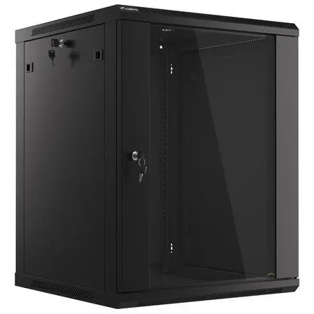 LANBERG Rack de perete Lanberg 19'' demontat, pachet plat, 15U/600x600mm, negru