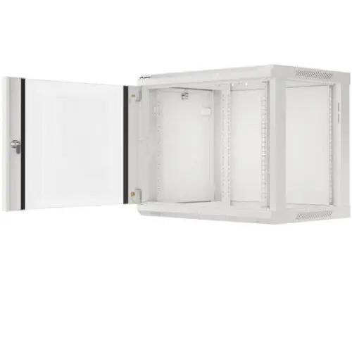 LANBERG Rack Lanberg wall-mounted, 19inch, 9U, 600x450mm, Grey