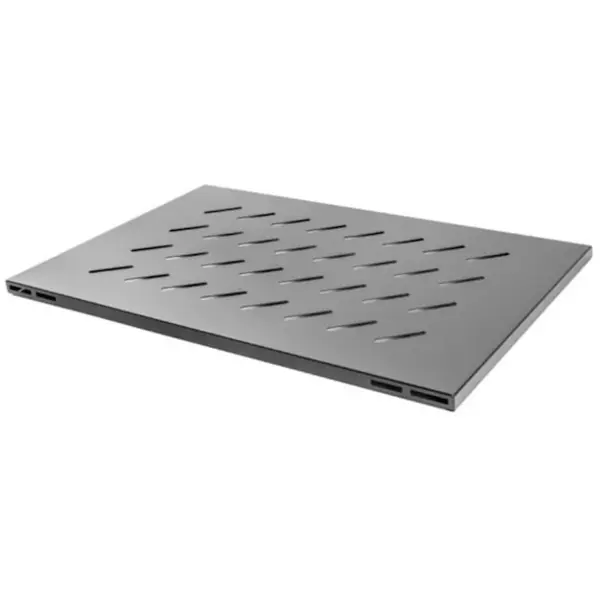 LANBERG Raft fix perforat Lanberg AK-1015-B pentru Rack deschis 19 inch, 1U