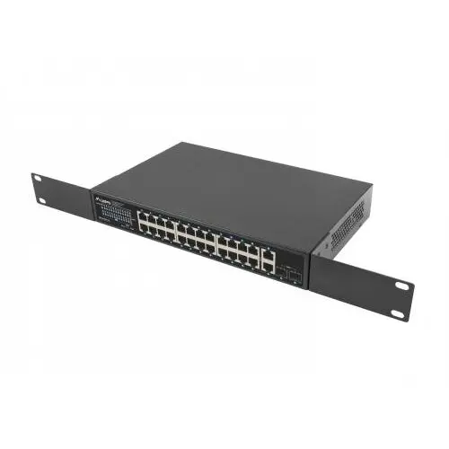 LANBERG Switch Lanberg RSGE-24P-2GE-2S-250, 24 porturi, PoE+