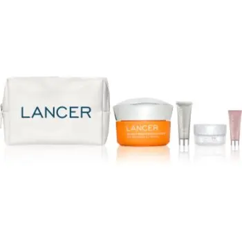 LANCER INSTANT GLOWING Set set pentru strălucirea și netezirea pielii