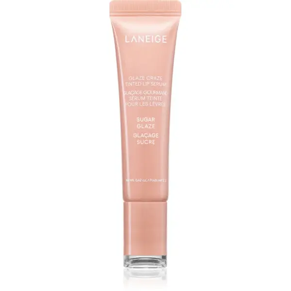 LANEIGE Glaze Craze Tinted Lip Serum balsam de buze colorat culoare Sugar Glaze 12 g