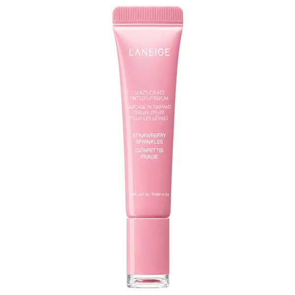 LANEIGE – Glaze Craze Tinted Lip Serum (Strawberry Sprinkles), 12g
