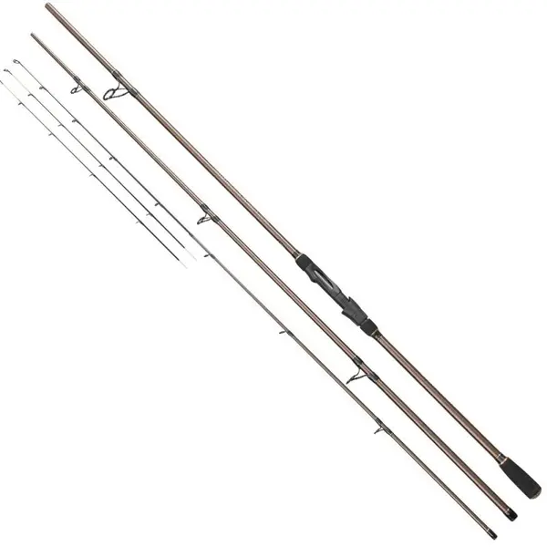 Lanseta Baracuda Opium X Feeder din carbon de 3.3 m, 3 tronsoane + 2 varfuri, putere aruncare 30-90 g
