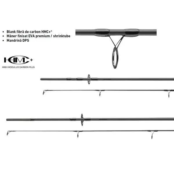 Lanseta Black Widow XT Carp 3.90m 375g 3.5Lbs 2 trons