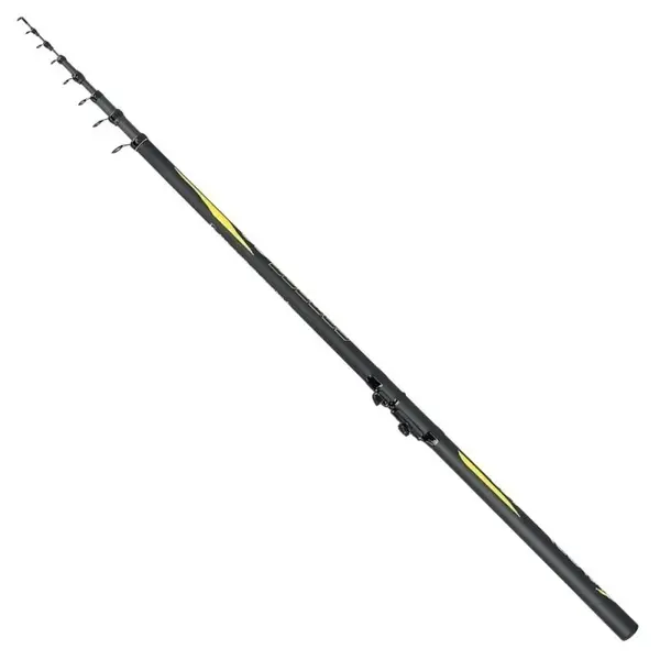 Lanseta spinning din carbon Baracuda Combat de 4 m, 4 tronsoane, putere aruncare 80+ g