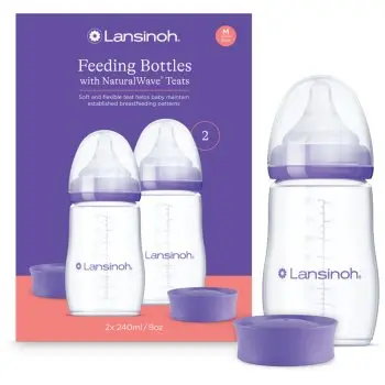 Lansinoh NaturalWave biberon pentru sugari