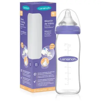 Lansinoh NaturalWave Glass biberon pentru sugari