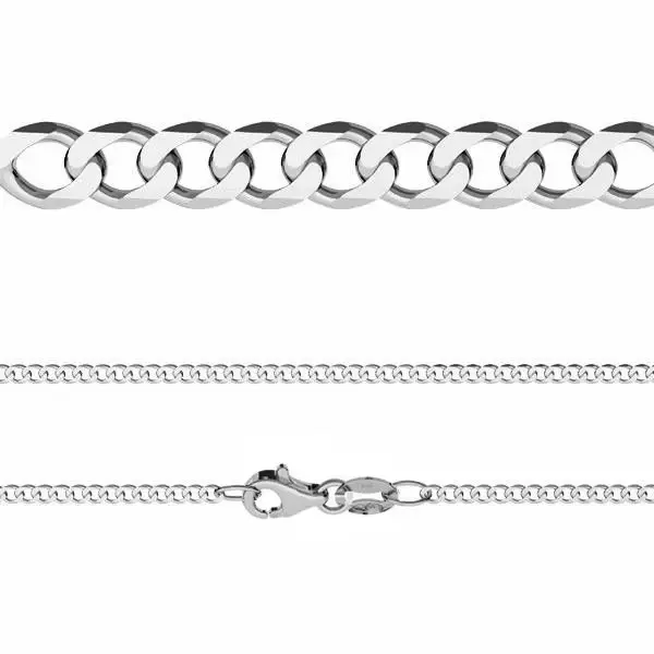 Lant din argint 925 | Model Curb (Gourmette) Robust