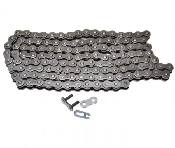 Lant transmisie YBN, pas 415H, 122 zale, culoare argintiu