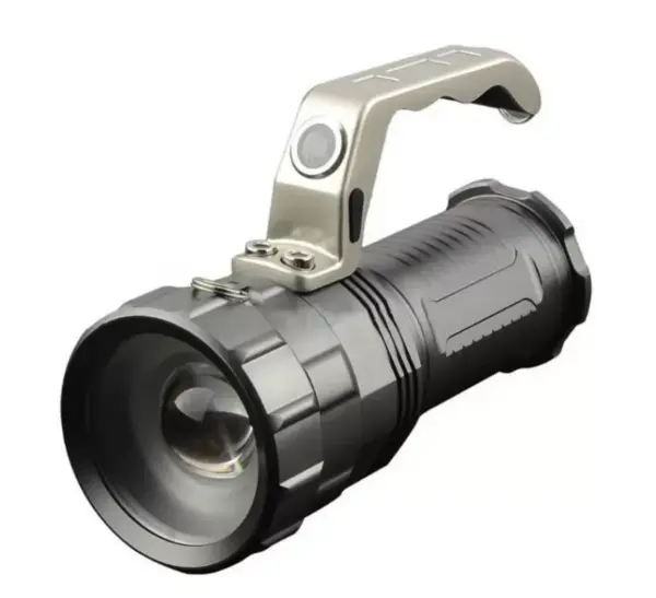 Lanterna Argintie cu MANER Max 800 Lumeni cu Zoom