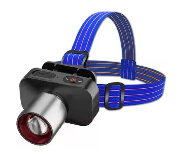 Lanterna de cap 8059 reincarcabila cu zoom telescopic 3 moduri iluminare