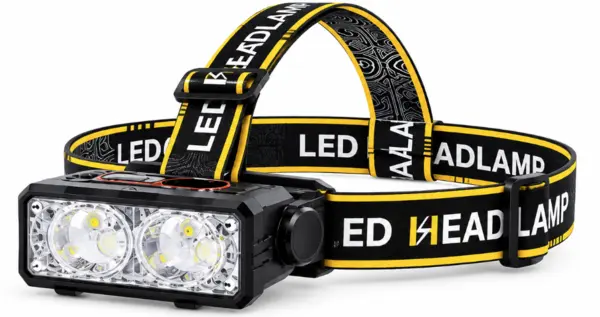 Lanterna de cap LED CB T141 reincarcabila USB senzor de miscare 2 LED