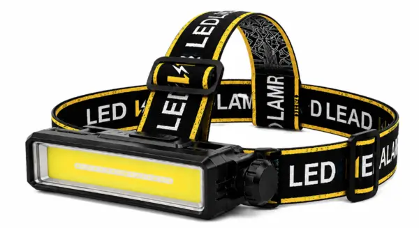 Lanterna de cap LED COB CB T144 reincarcabila USB Type C 3 moduri de Iluminare