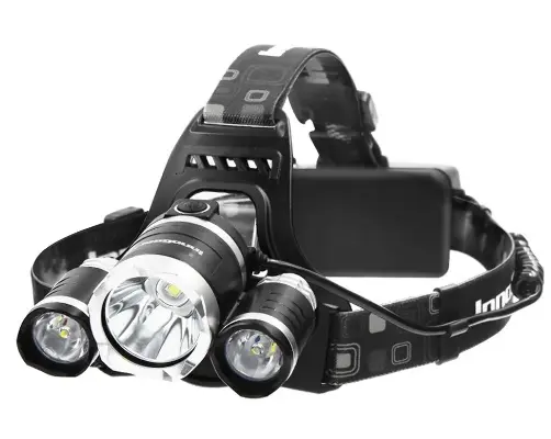 Lanterna de CAP TRIPLA 3 LED Cree-XML T6