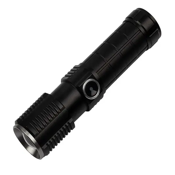 Lanterna de supravietuire DEPOX , Außenleuchte, metalica, LED, USB, zoom, negru