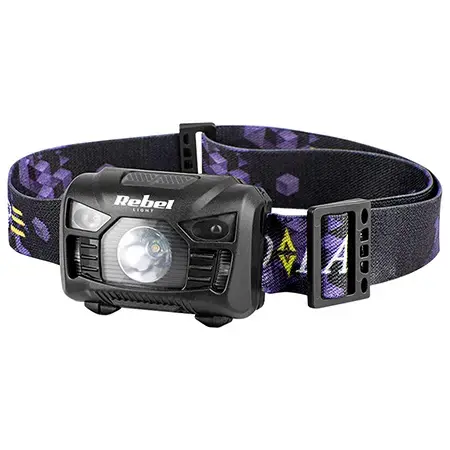 Lanterna Frontala Rebel URZ0938.1, LED, 3W, 120 Lumeni