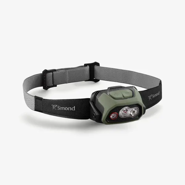 Lanternă frontală reîncărcabilă 600 lumeni, HL900 USB V3 negru