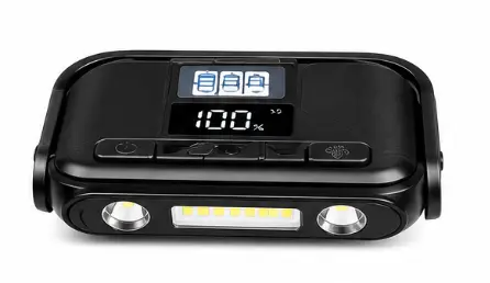Lanterna LED pentru sapca COBA CB M296 RGB + Lumina alba 10 Moduri de Iluminare