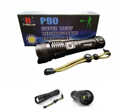Lanterna LED XHP90 X71-P90 Rezistenta la Apa 5 Moduri Iluminare + Acumulator 26650