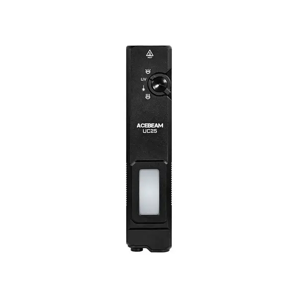 Lanterna profesionala multifunctionala Acebeam UC25 Black, 3100 lumeni, 174 m, UV 365nm