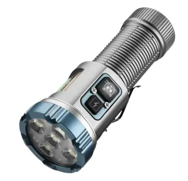 Lanterna tactica YM F555X cu lumina albastra rosie alba 2500lm RA 300m