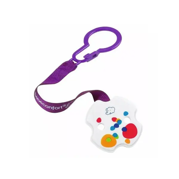 Lantisor suzeta in forma de X Bebe Confort Purple