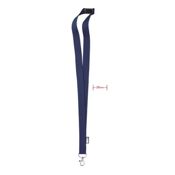 Lanyard din RPET cu carabina Lanyard din RPET cu carabina