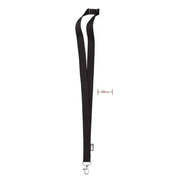 Lanyard din RPET cu carabina Lanyard din RPET cu carabina